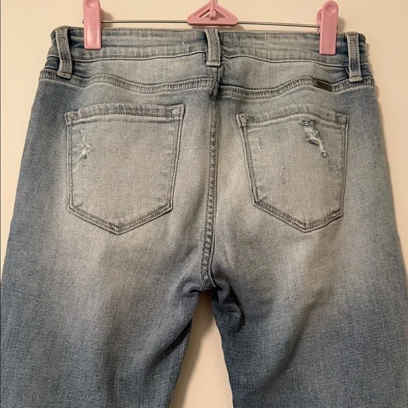 KanCan Light Blue Distressed Ankle Jeans - Picture 3 of 3